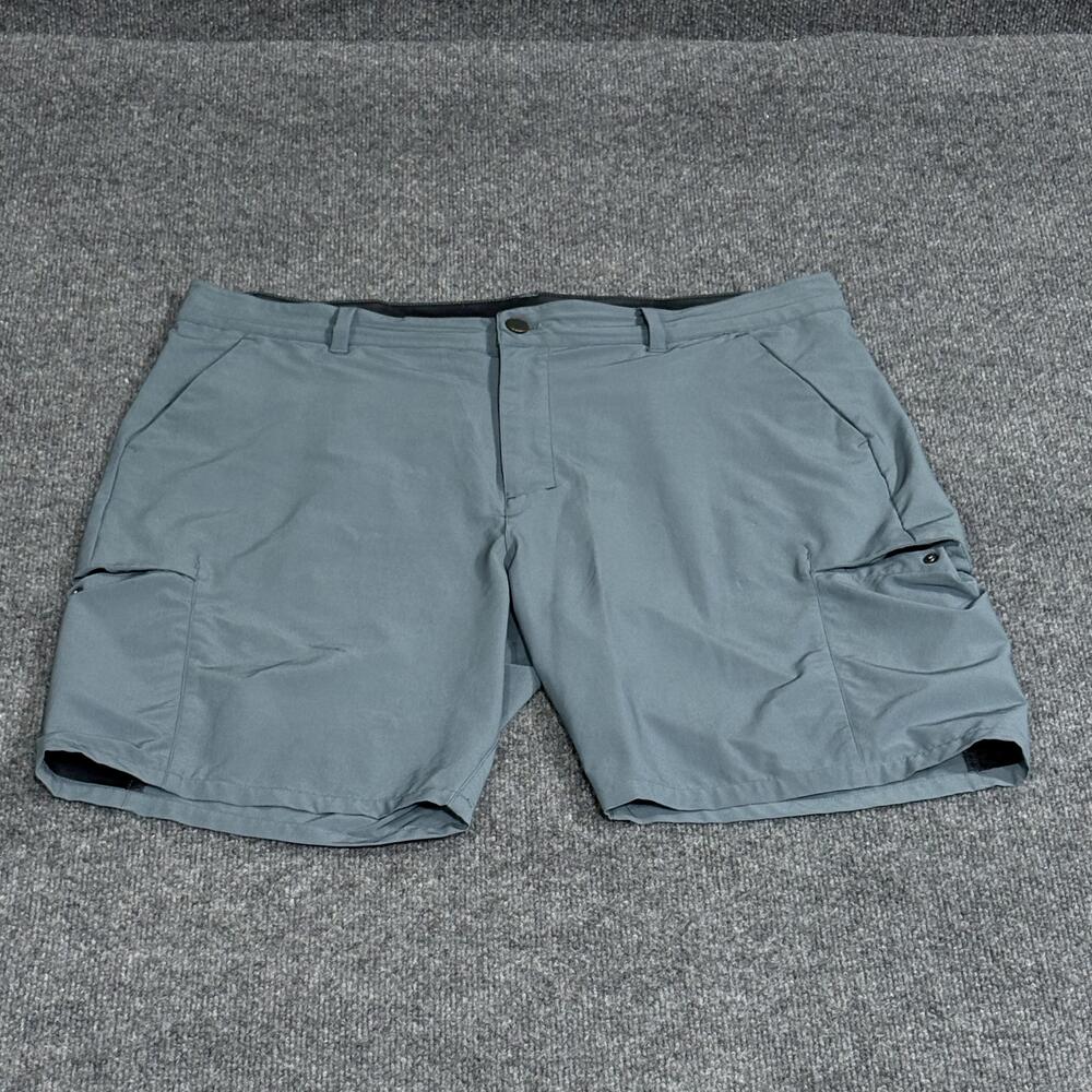 32 Degrees Cool Shorts Mens 38 Gray Stretch Performance Cargo Pocket Lightweight